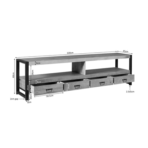 Tv meubel Boaz | 220 cm