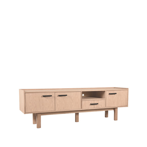 Tv-meubel Cali - Naturel - Eiken - 190 cm