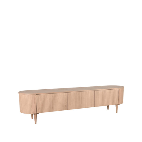 Tv-meubel Oliva - Naturel - Eiken - Tv-Meubel 220 cm