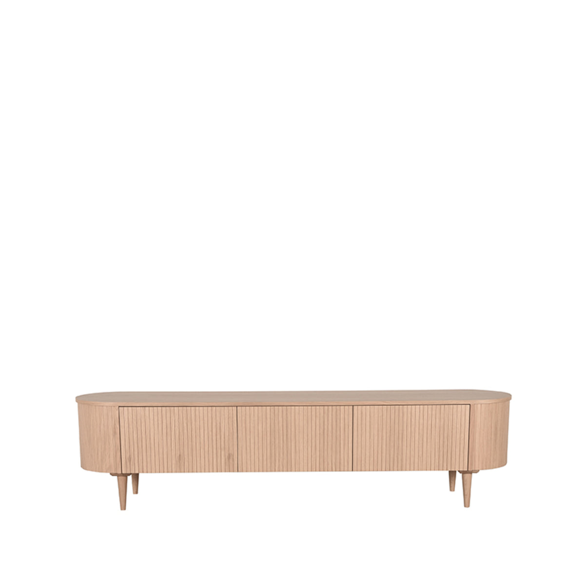 Tv-meubel Oliva - Naturel - Eiken - Tv-Meubel 220 cm