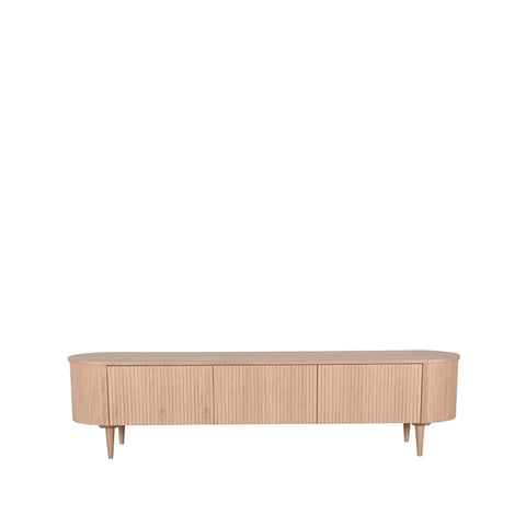 Tv-meubel Oliva - Naturel - Eiken - Tv-Meubel 220 cm