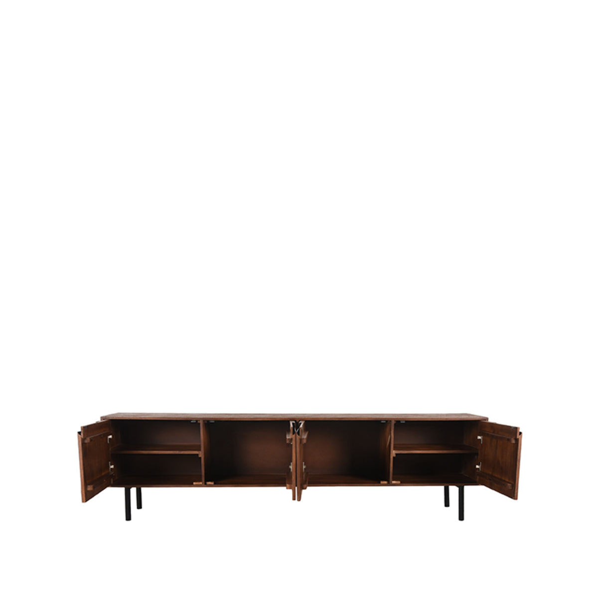 Tv-meubel Rio - Espresso - Mangohout - Tv-Meubel 220 cm