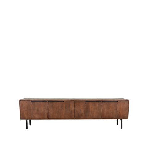 Tv-meubel Rio - Espresso - Mangohout - Tv-Meubel 220 cm