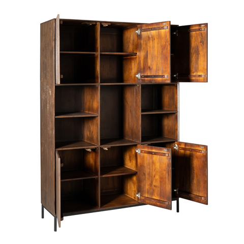 Vakkenkast Madison XL Brown| 135 cm