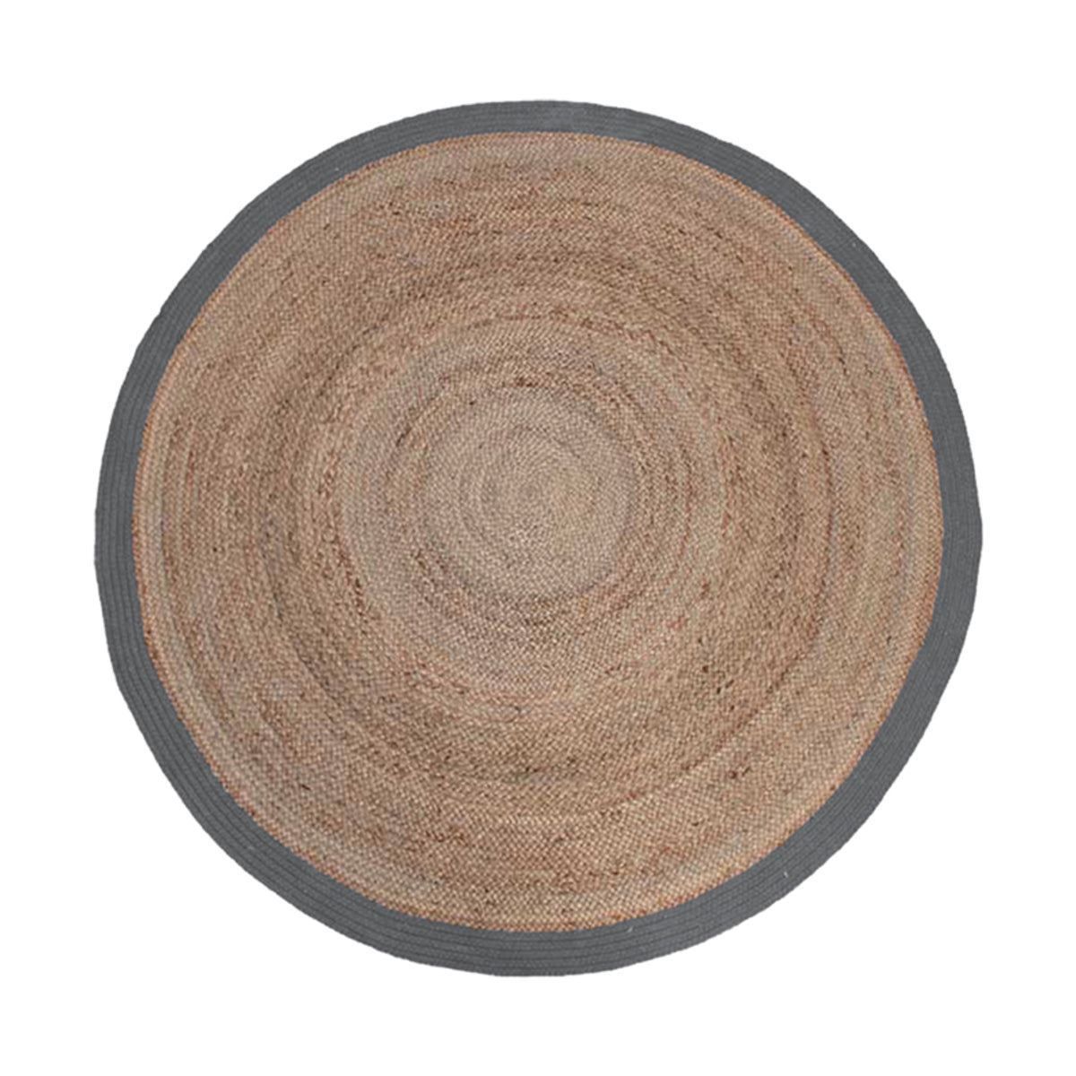 Vloerkleden Jute - Grijs - Jute - 180x180 cm