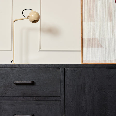 Dressoir Omaha Black | 180 cm