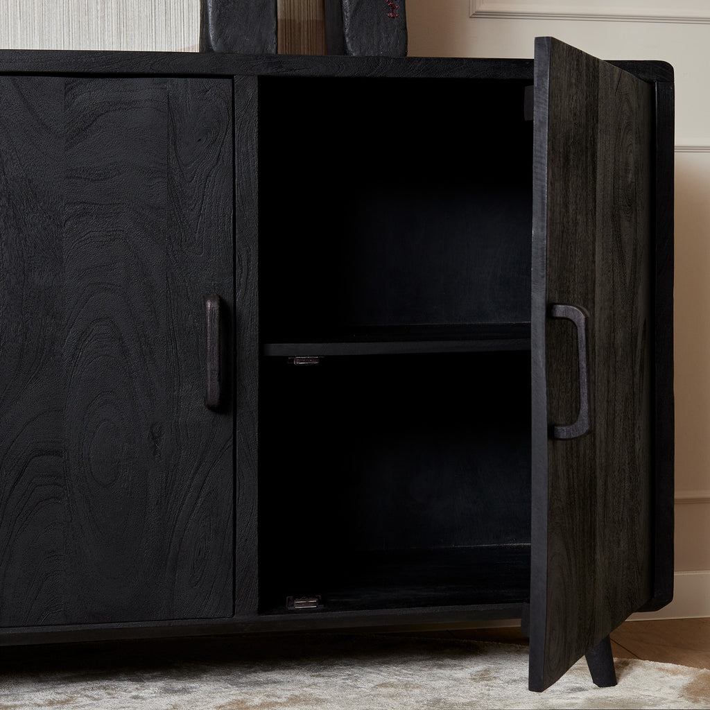 Dressoir Omaha Black | 180 cm