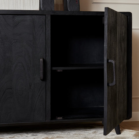 Dressoir Omaha Black | 180 cm