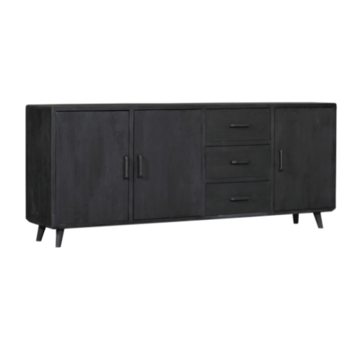 Dressoir Omaha Black | 220 cm