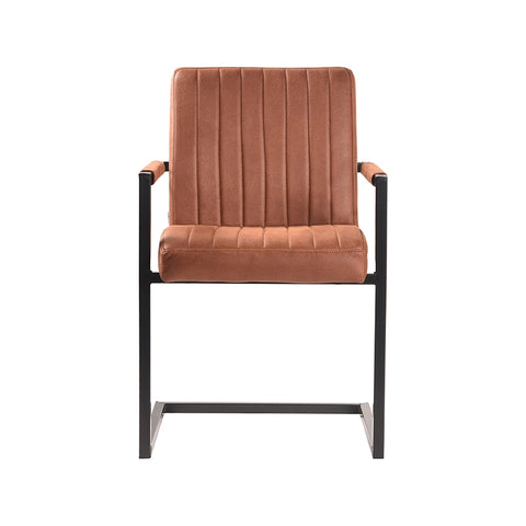 Eetkamerstoel Milo - Cognac - Microfiber