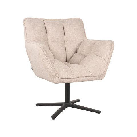 Fauteuil Ian - Naturel - Boucle