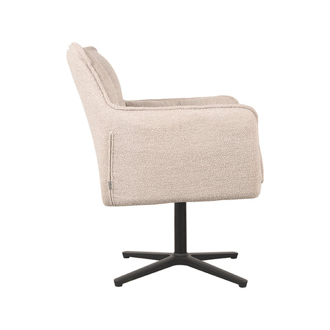 Fauteuil Ian - Naturel - Boucle