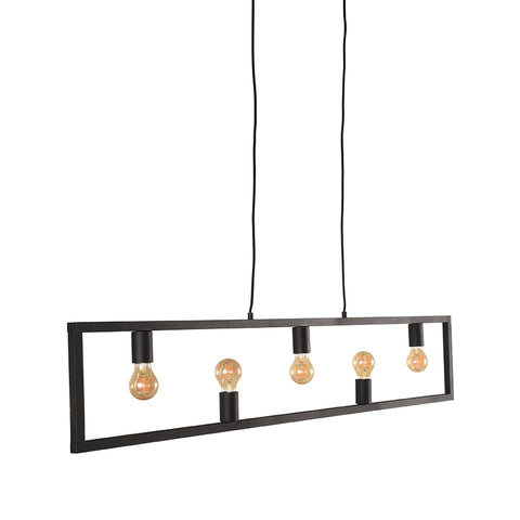 Hanglamp Quadrato - Zwart - Metaal