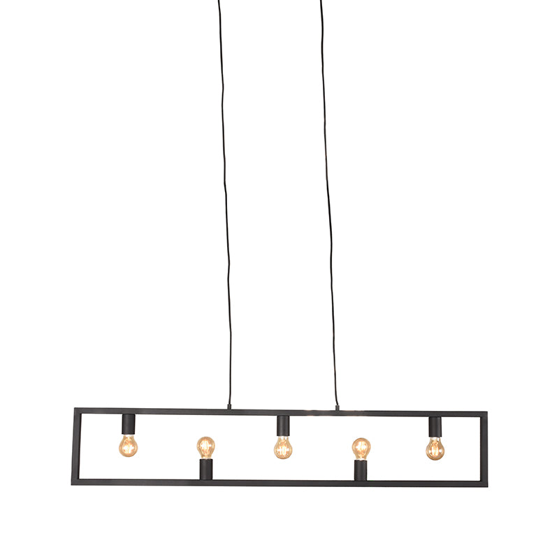 Hanglamp Quadrato - Zwart - Metaal