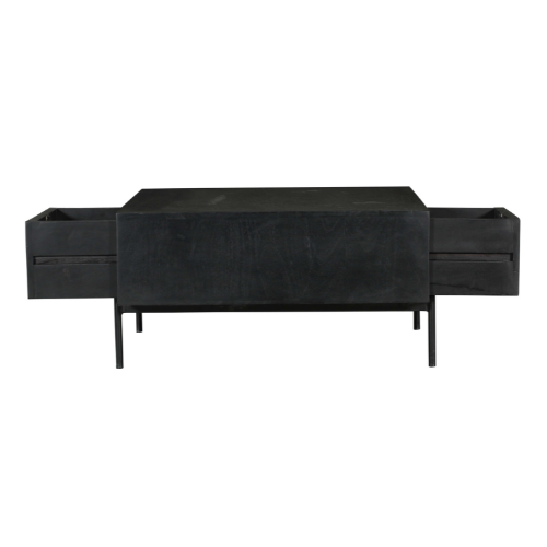 Salontafel Madison Black | 80x80 cm | Vierkant