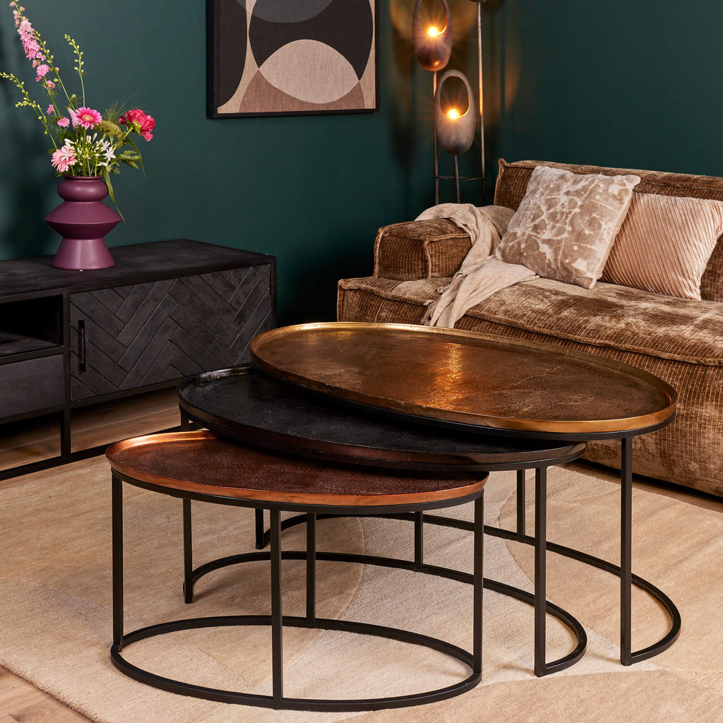 Salontafel set Raley | 100cm | Set van 3