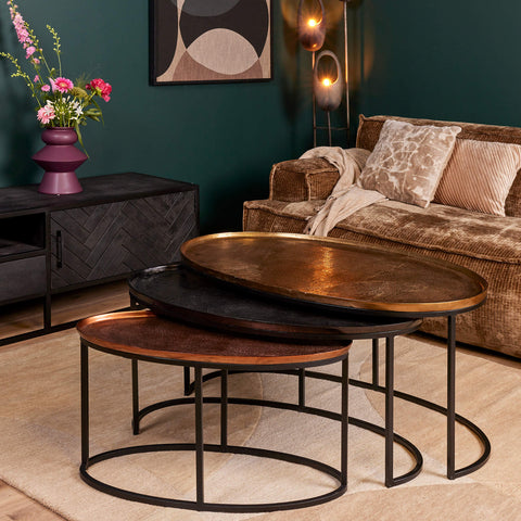 Salontafel set Raley | 100cm | Set van 3