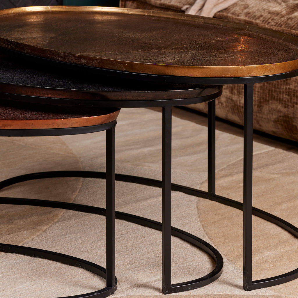 Salontafel set Raley | 100cm | Set van 3