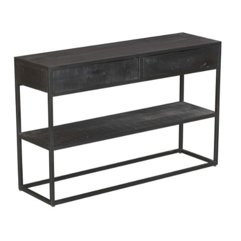 Sidetable Denver Black | 2 lades