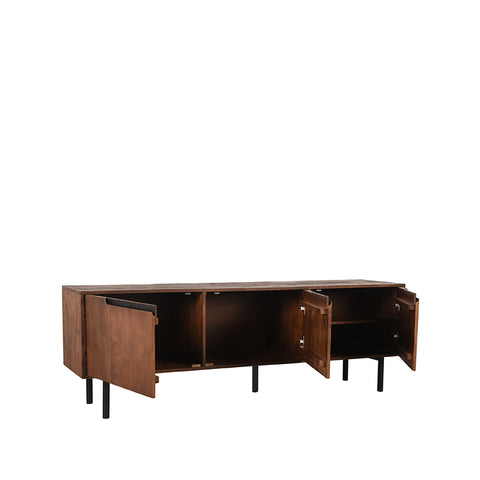 Tv-meubel Rio - Espresso - Mangohout - Tv-Meubel 180 cm