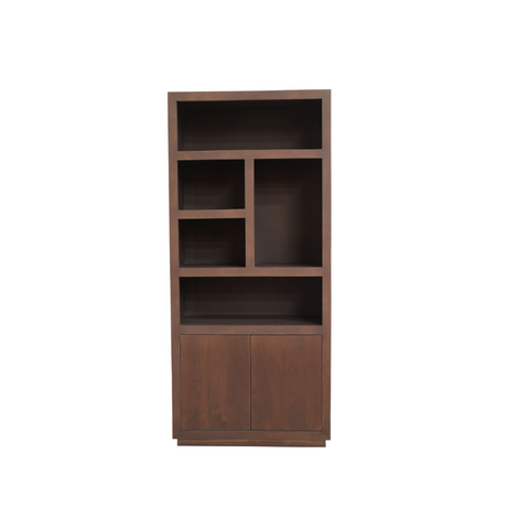 Vakkenkast Brussel Walnut | 90 cm